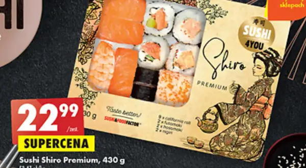 Ile kosztuje sushi w Biedronce? Ceny, promocje i porównania ofert